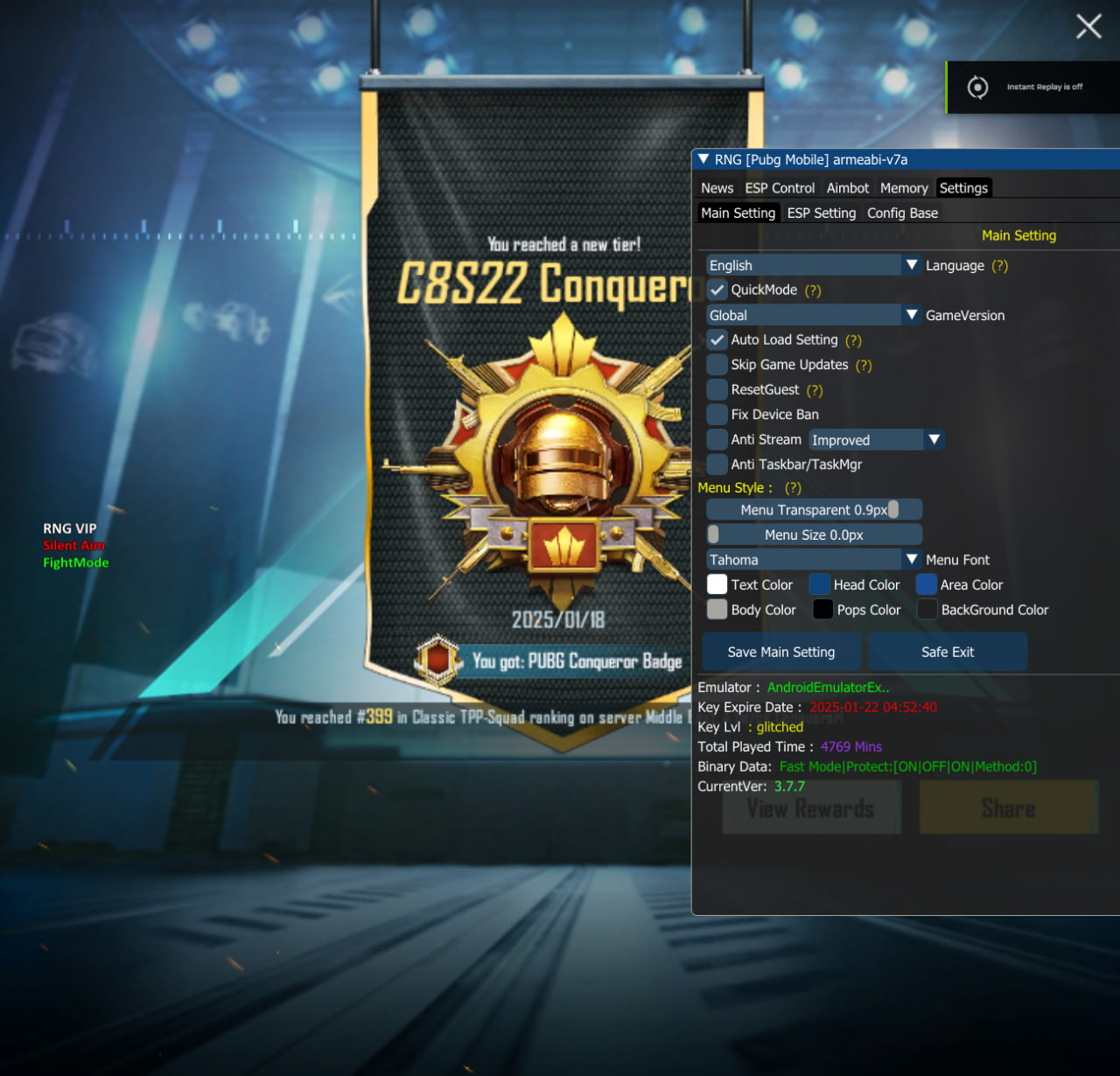 RNG vip  Always on Top